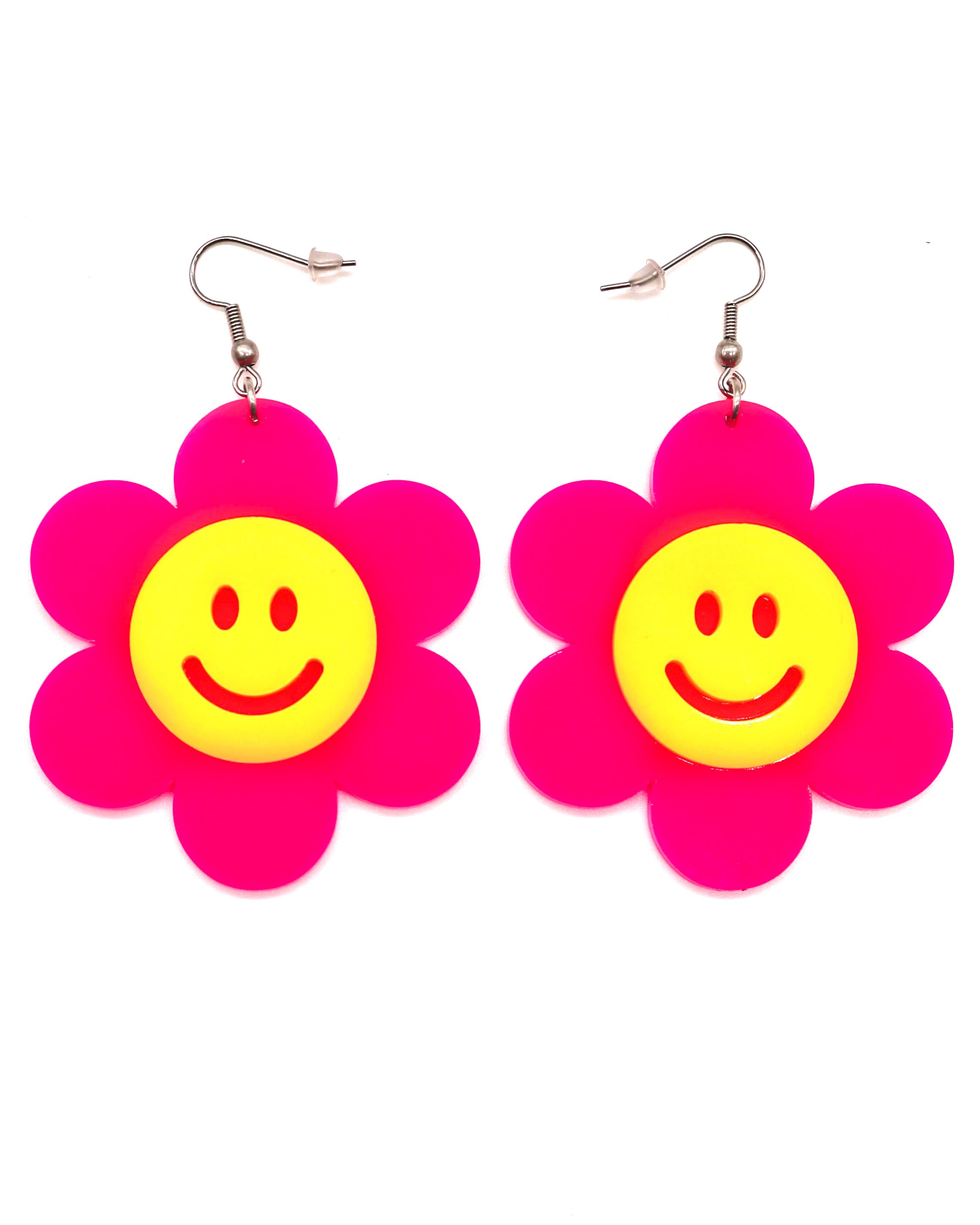 Happy Bloom Earrings, Dangle Earrings, - One Stop Rave
