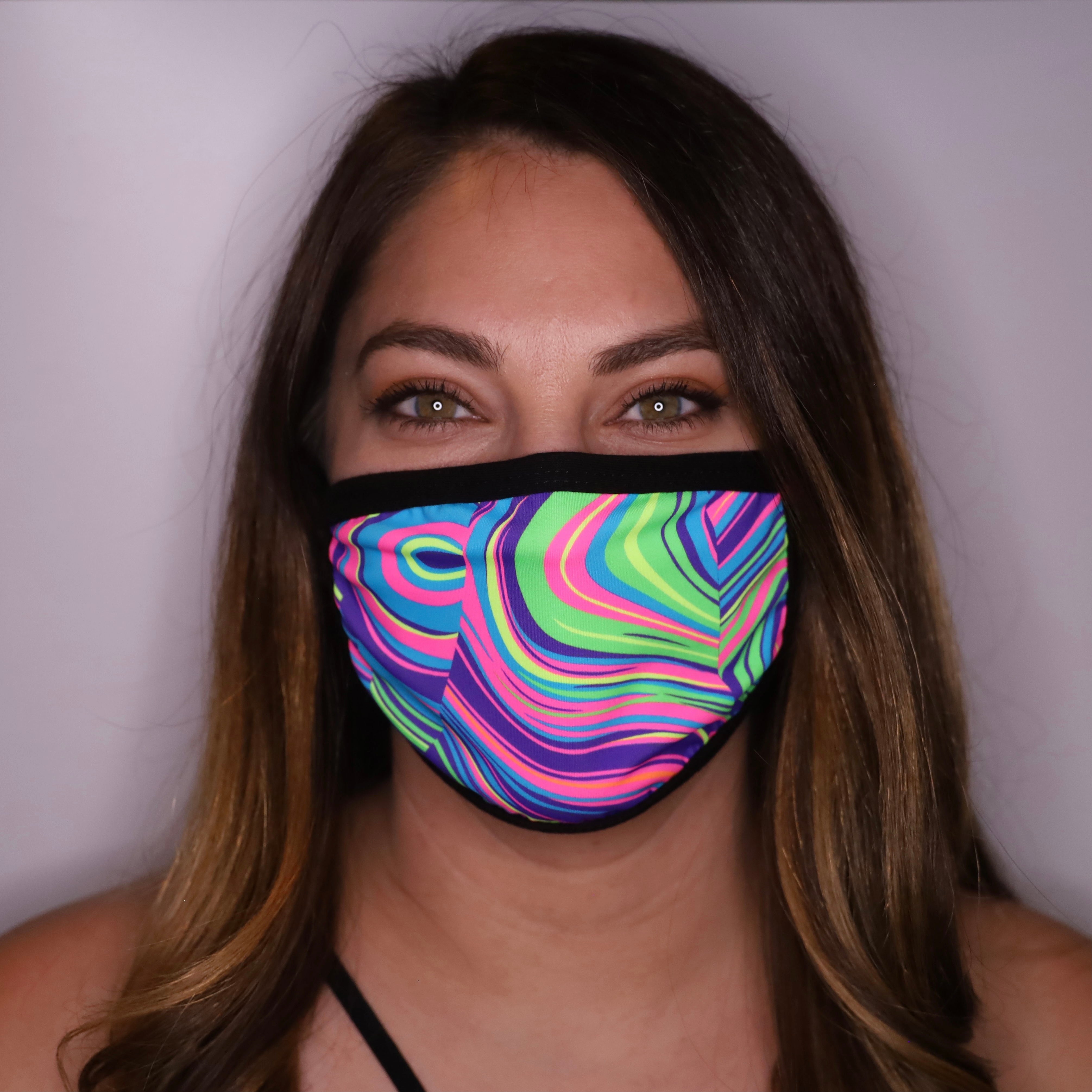 Kandi Flip Face Mask, Face Mask, - One Stop Rave