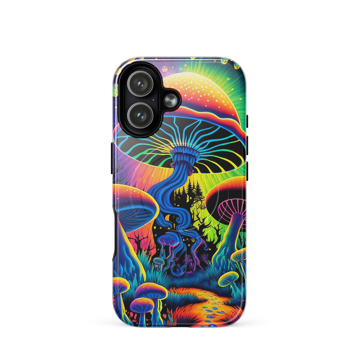 Mushroom Land MagSafe® Tough iPhone® 14–17 Case | Rave & Festival Phone ...