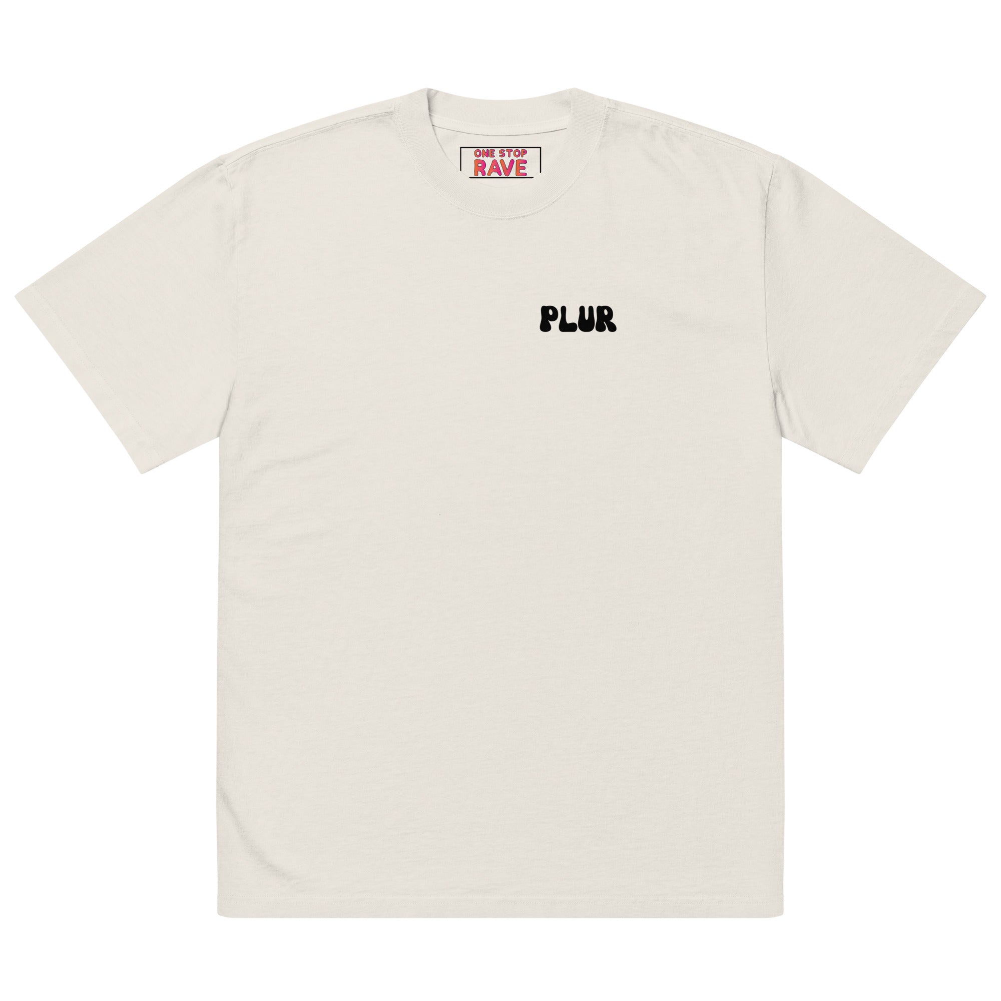 PLUR Oversized Faded T-Shirt