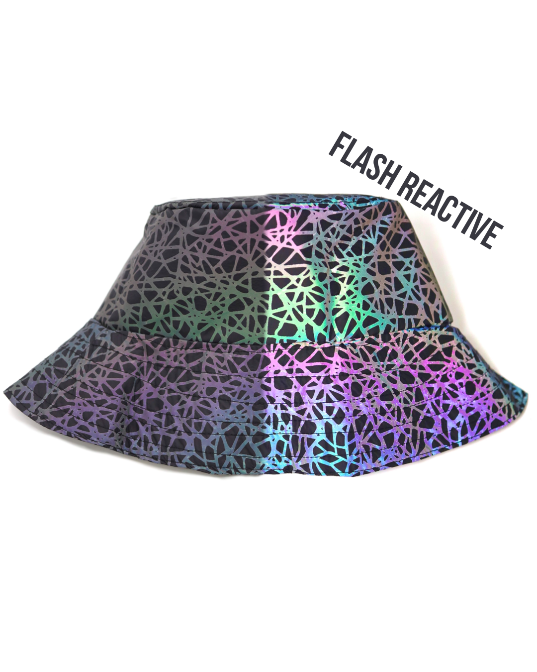 String Theory Reflective Bucket Hat, Bucket Hat, - One Stop Rave
