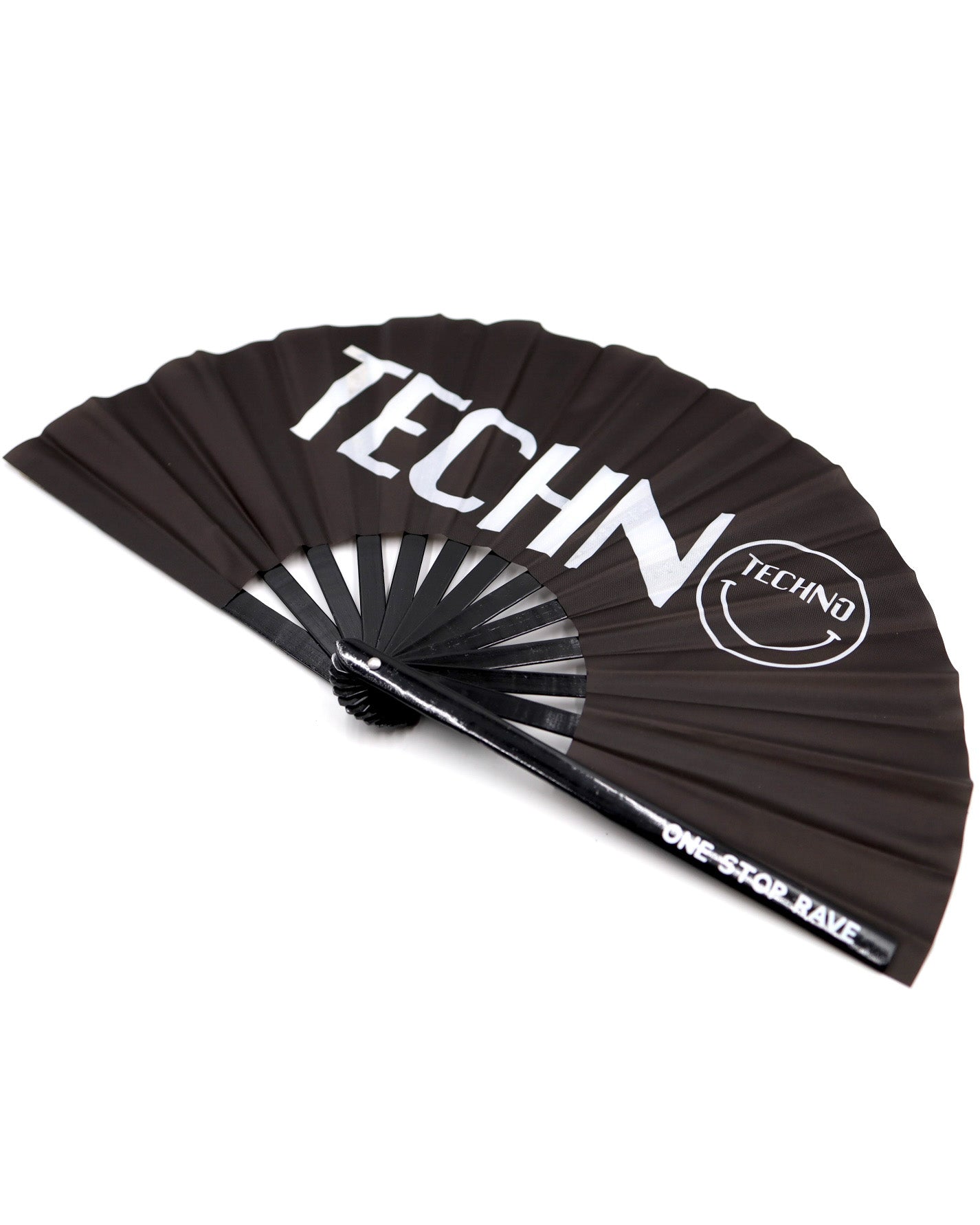 Techno Head Hand Fan, Festival Fans 13.5", - One Stop Rave
