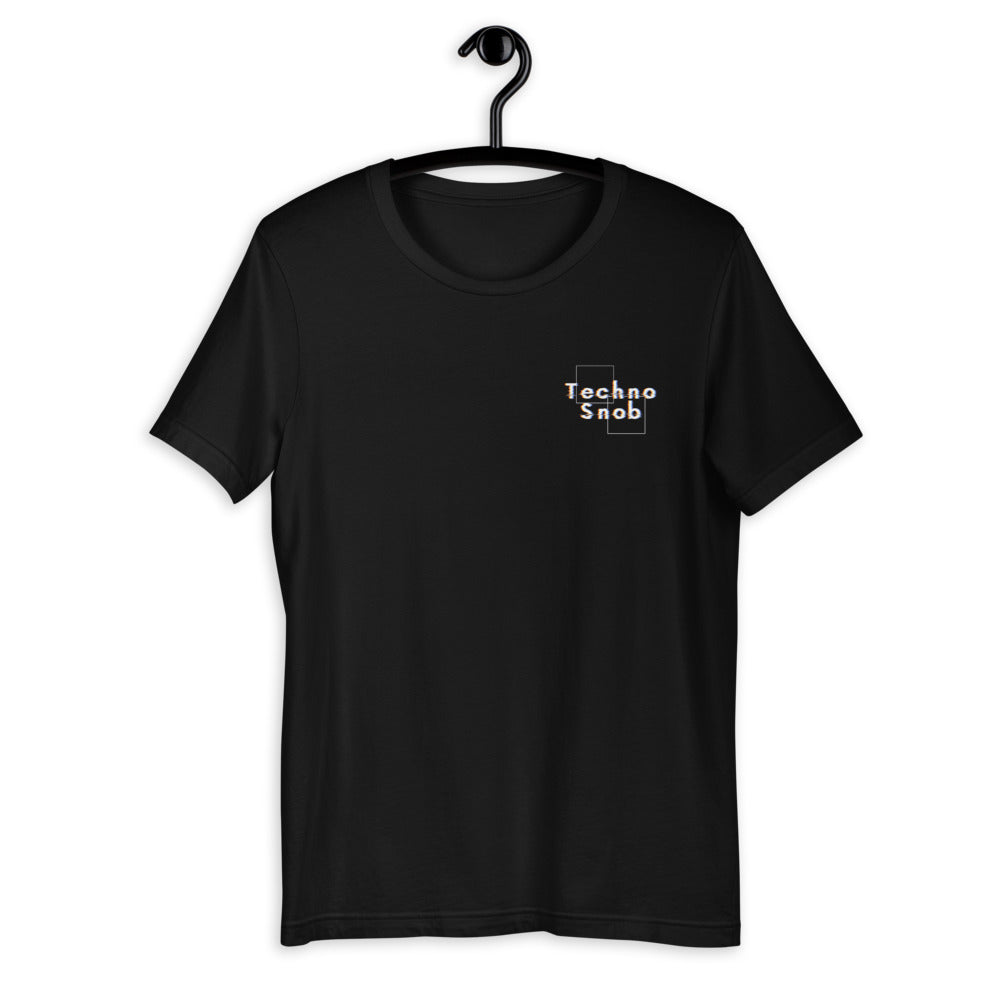 Techno Snob Short-Sleeve Unisex T-Shirt, T-Shirt, - One Stop Rave