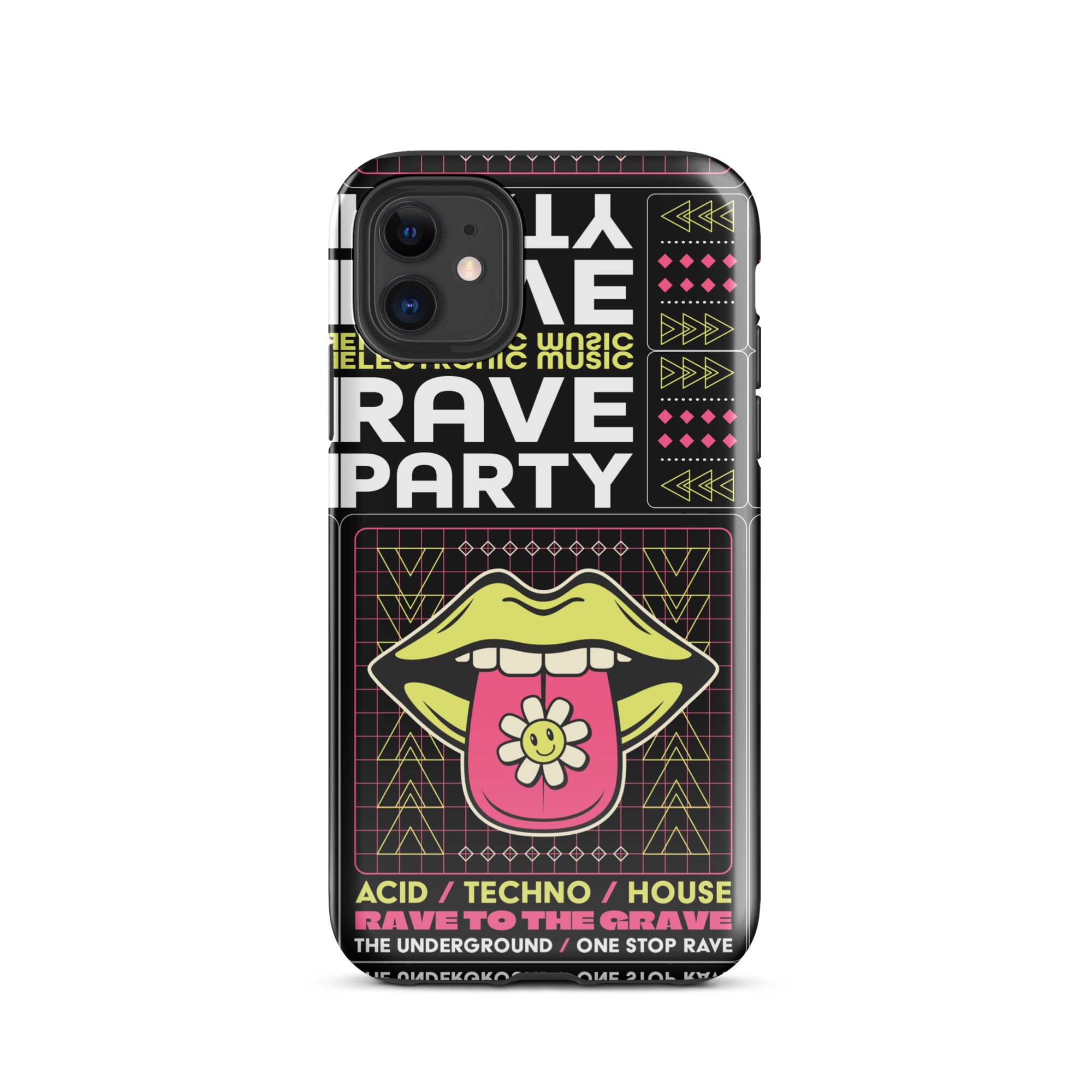 90s Rave Party Tough Case for iPhone®