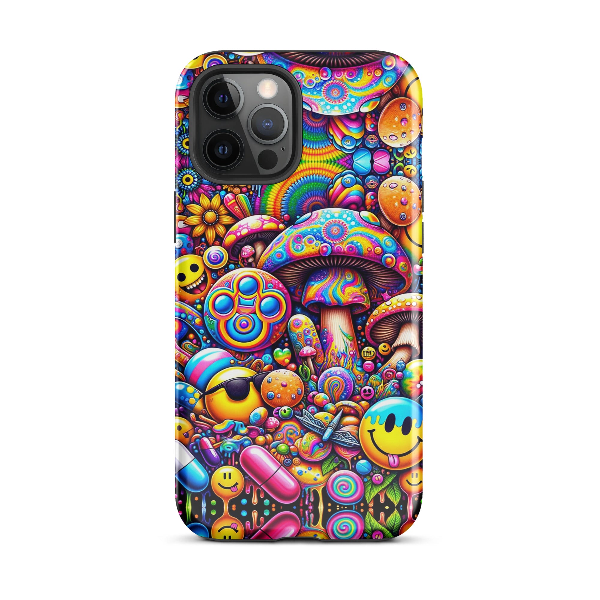 Hallucinogenic Harmony Tough Case for iPhone Rave Phone Case