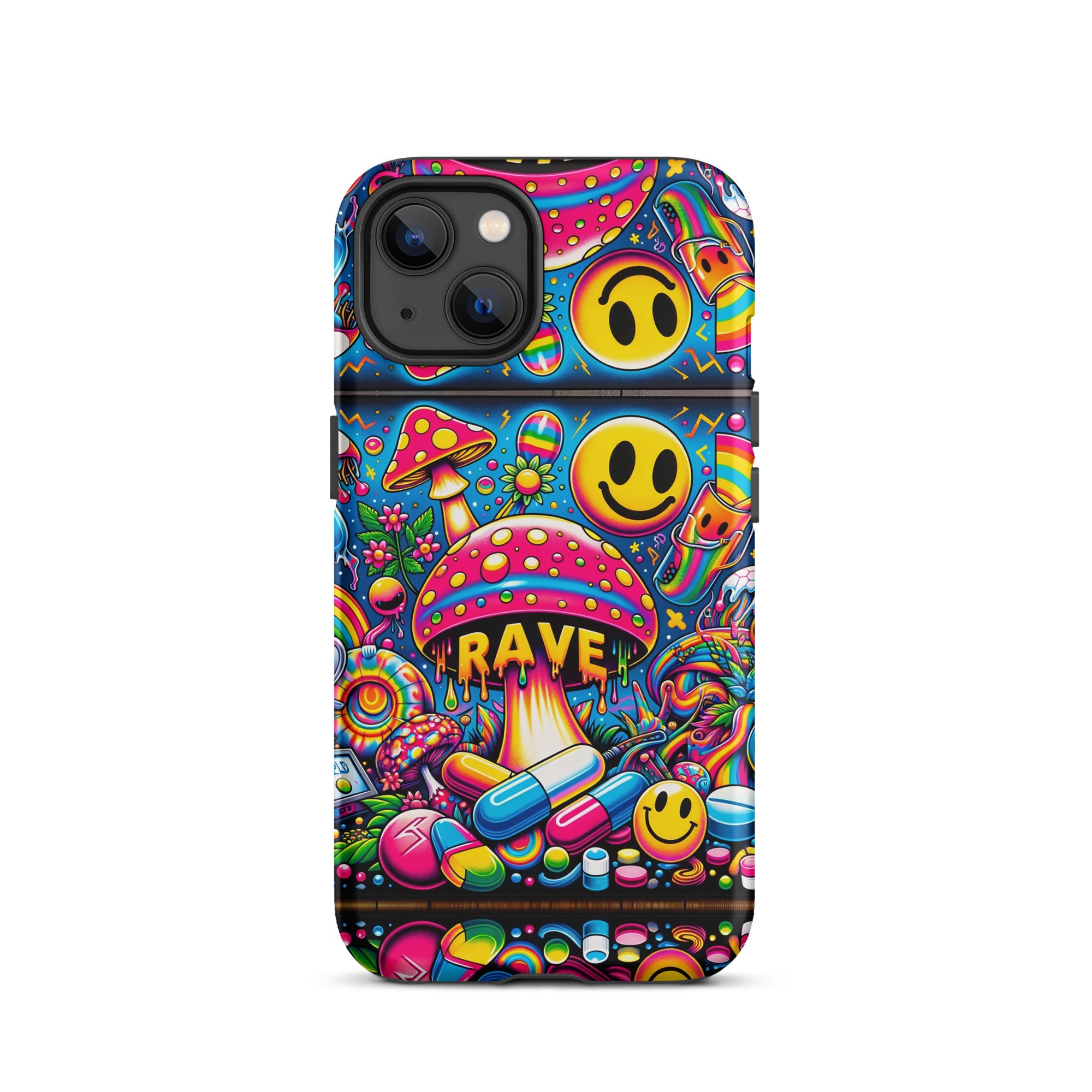 Jedi Flip Tough Case for iPhone Rave Phone Case Psychedelic Art