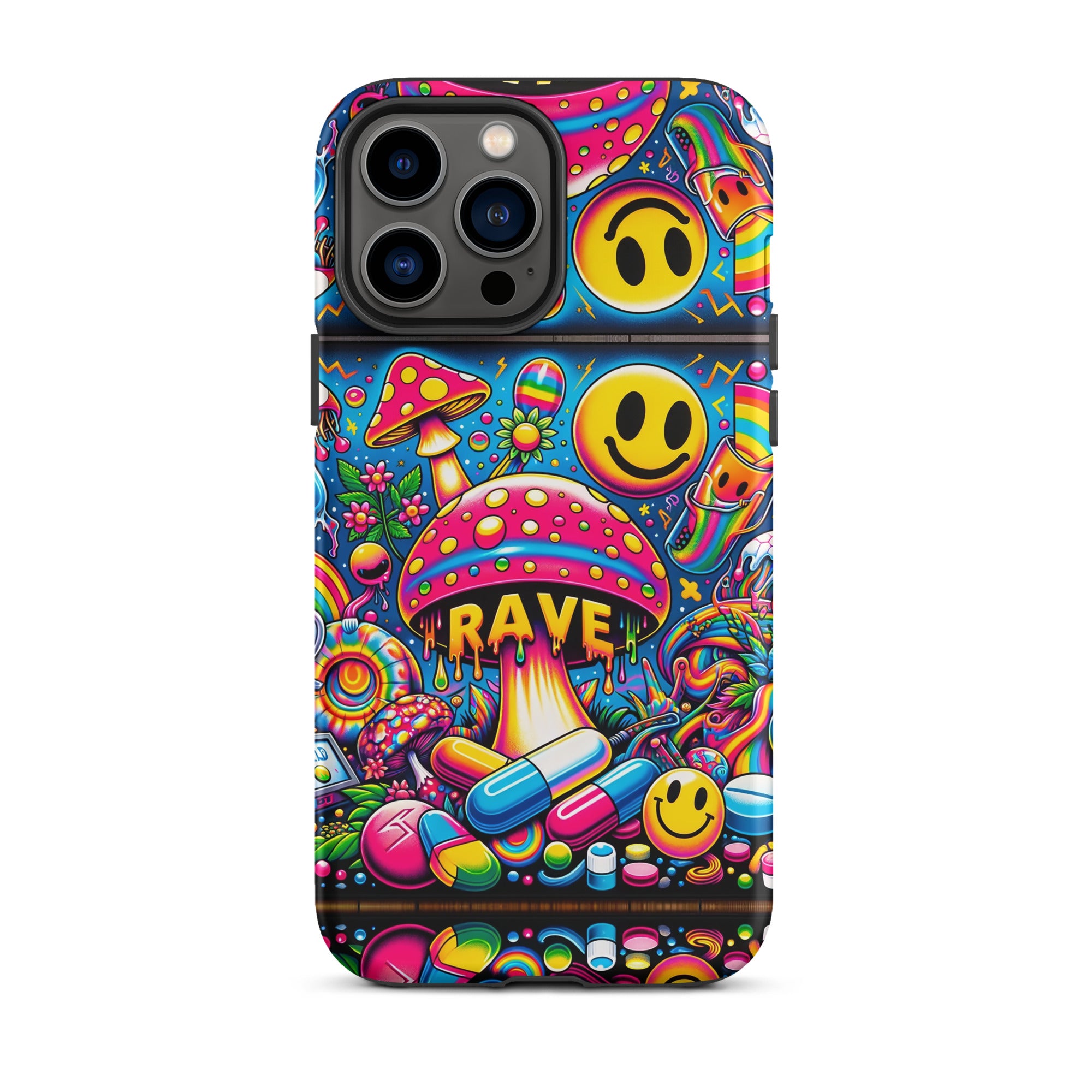 Jedi Flip Tough Case for iPhone Rave Phone Case Psychedelic Art