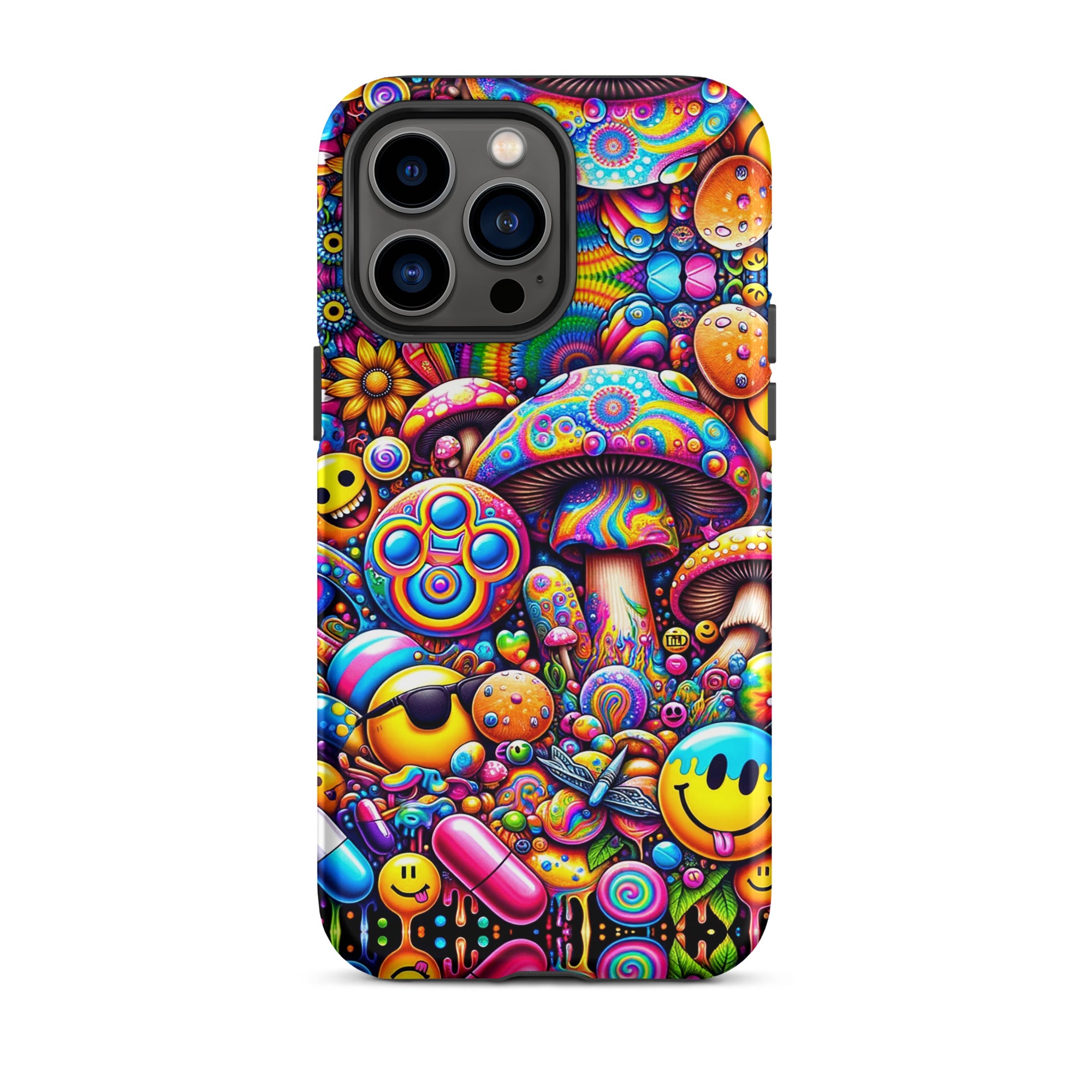 Hallucinogenic Harmony Tough Case for iPhone Rave Phone Case