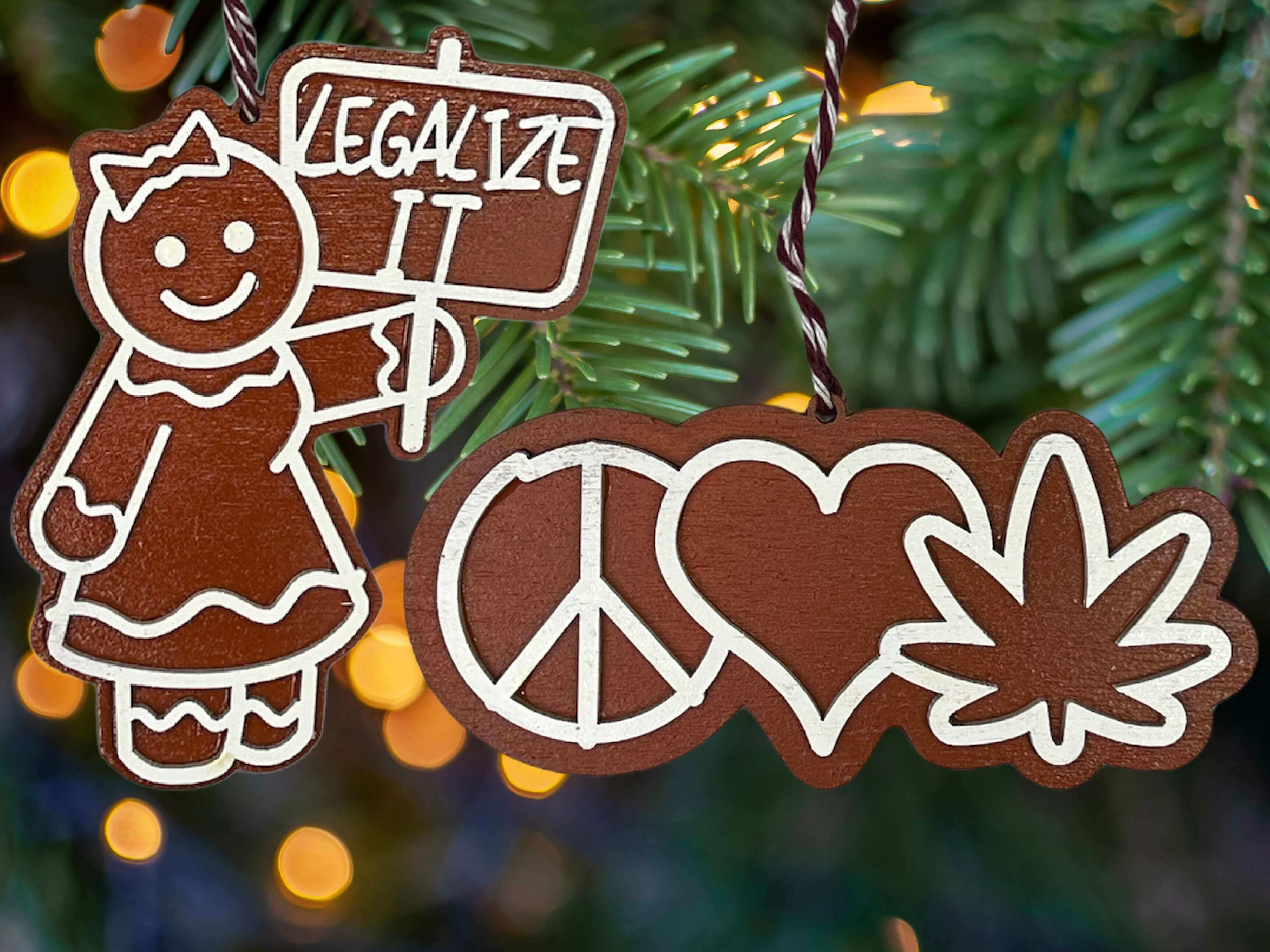 420 Gingerbread Ornaments, - One Stop Rave