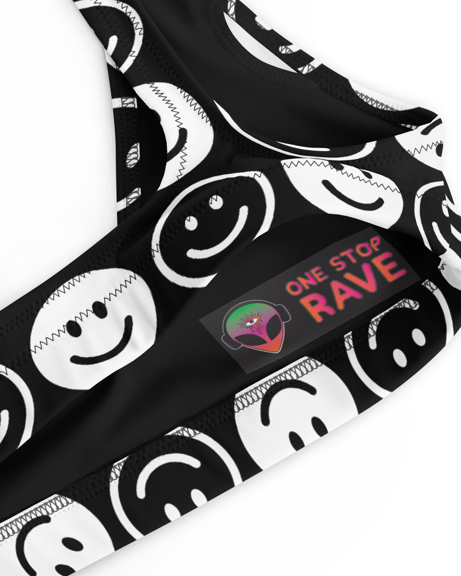 All Smiles Padded V-Top, V-Top, - One Stop Rave