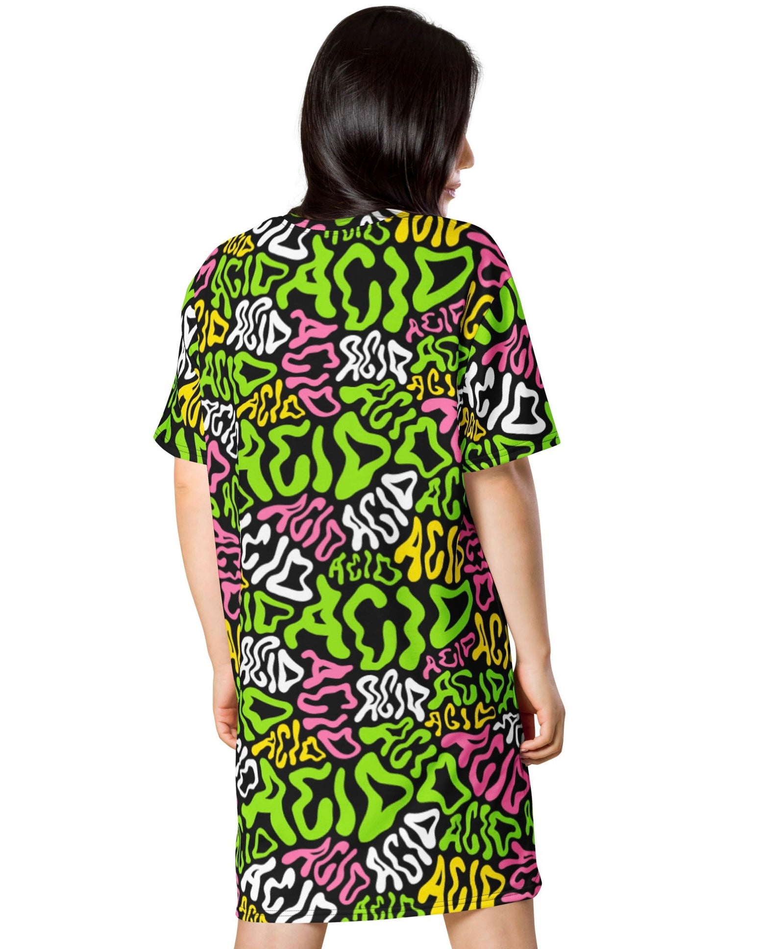 Candy Acid T-Shirt Dress, Dress, - One Stop Rave