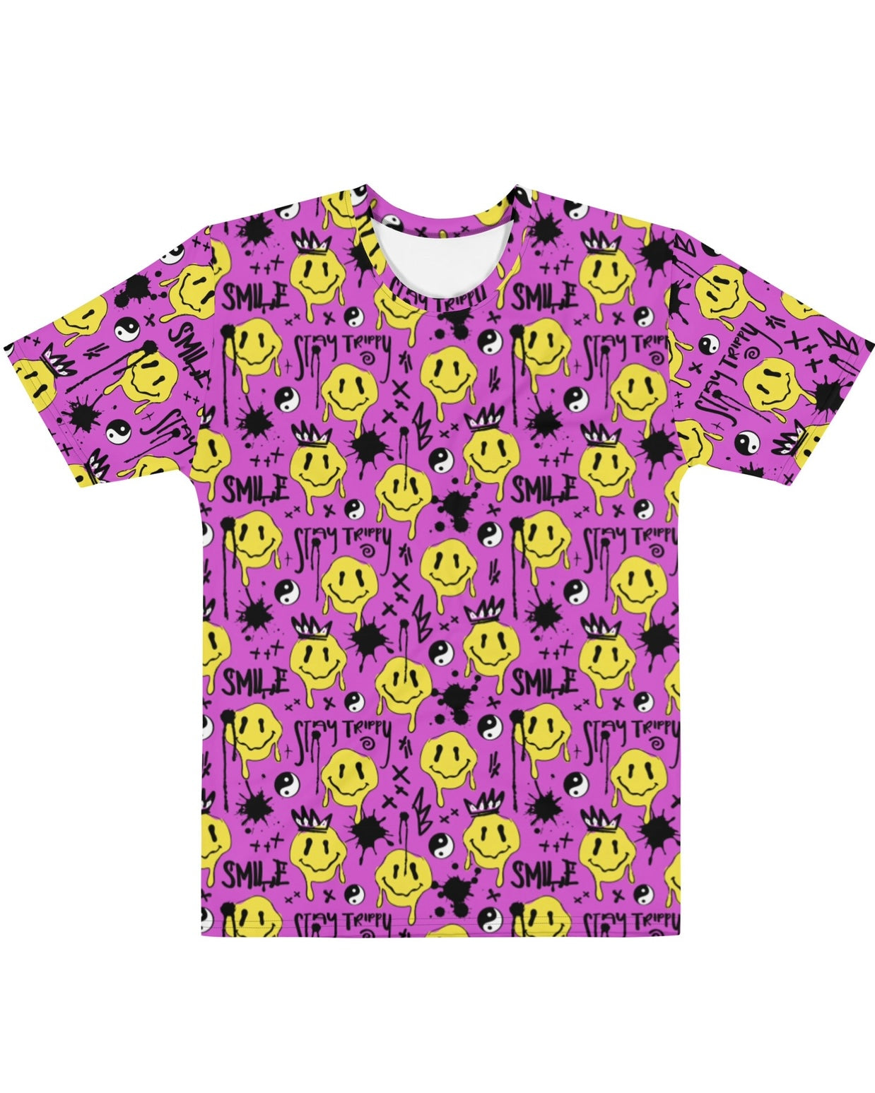 Smile Splatter T-Shirt, T-Shirt, - One Stop Rave