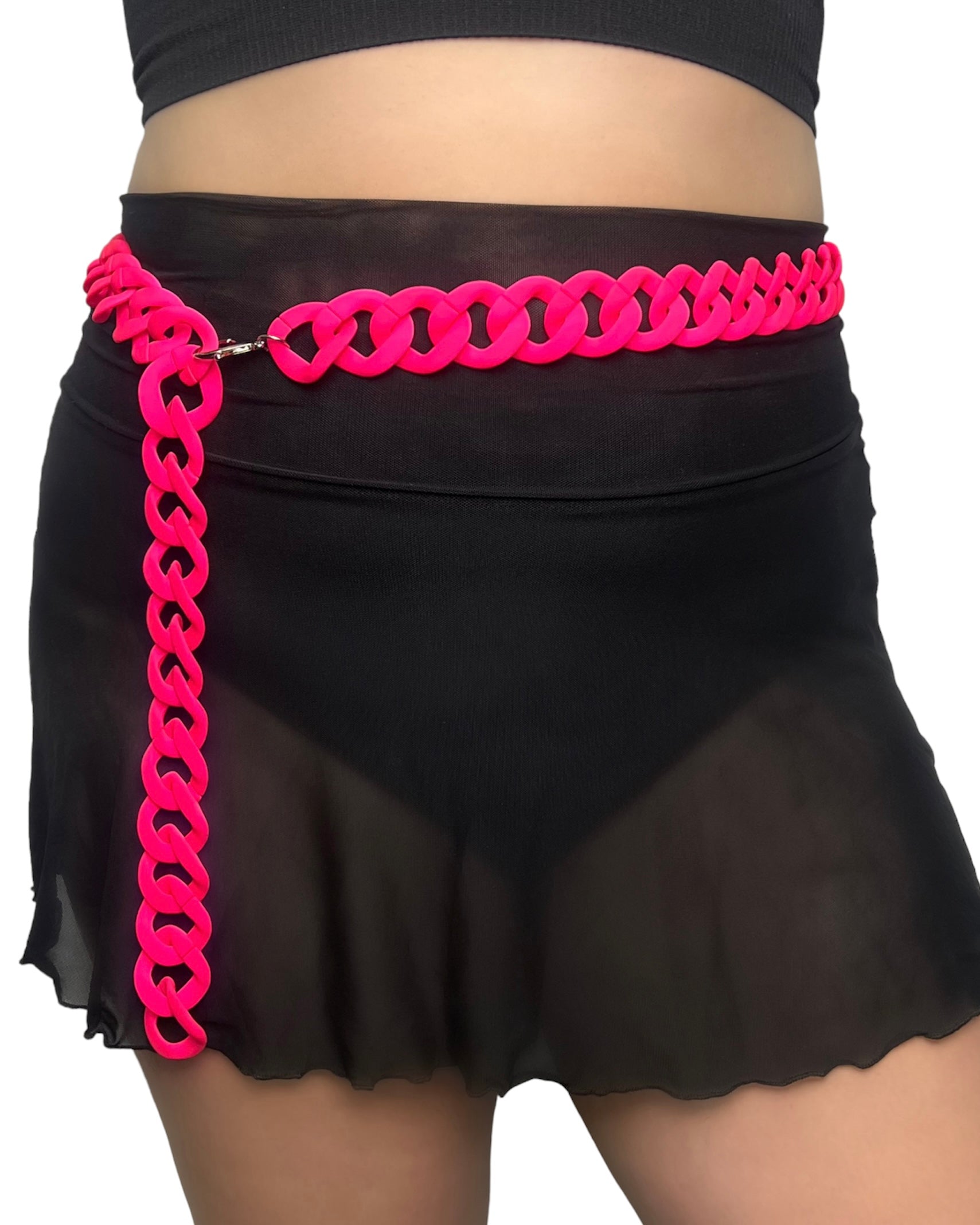 Colored Chain Belt, Belts, - One Stop Rave