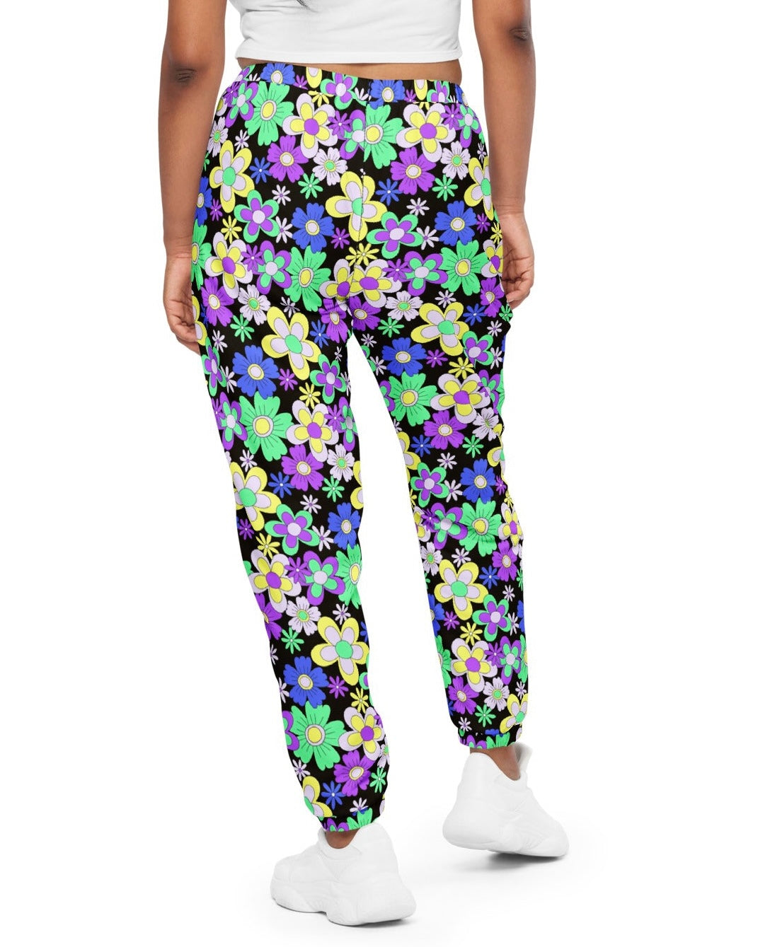 Crazy Daisy Track Pants, Track Pants, - One Stop Rave