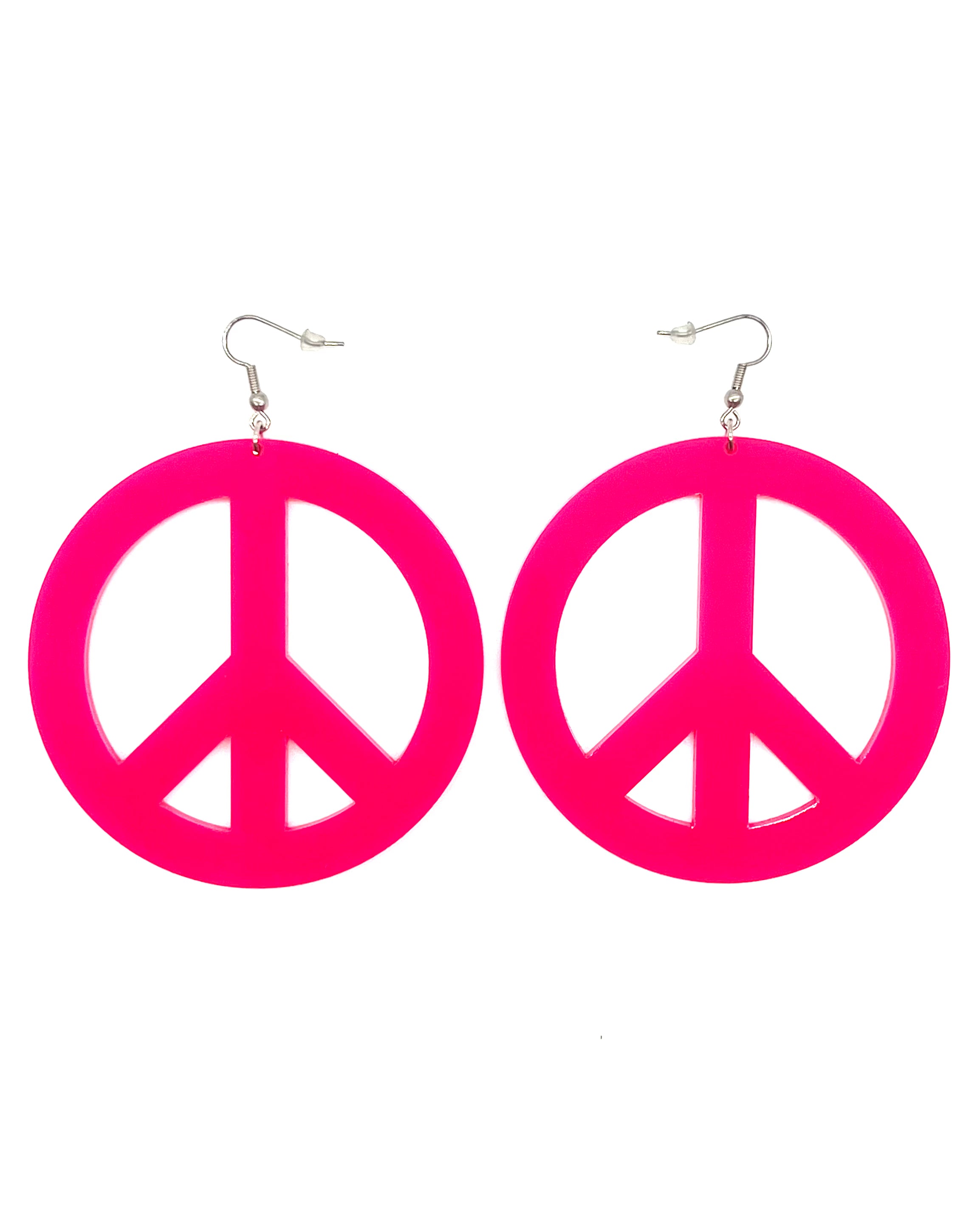 Peace sales symbol earrings