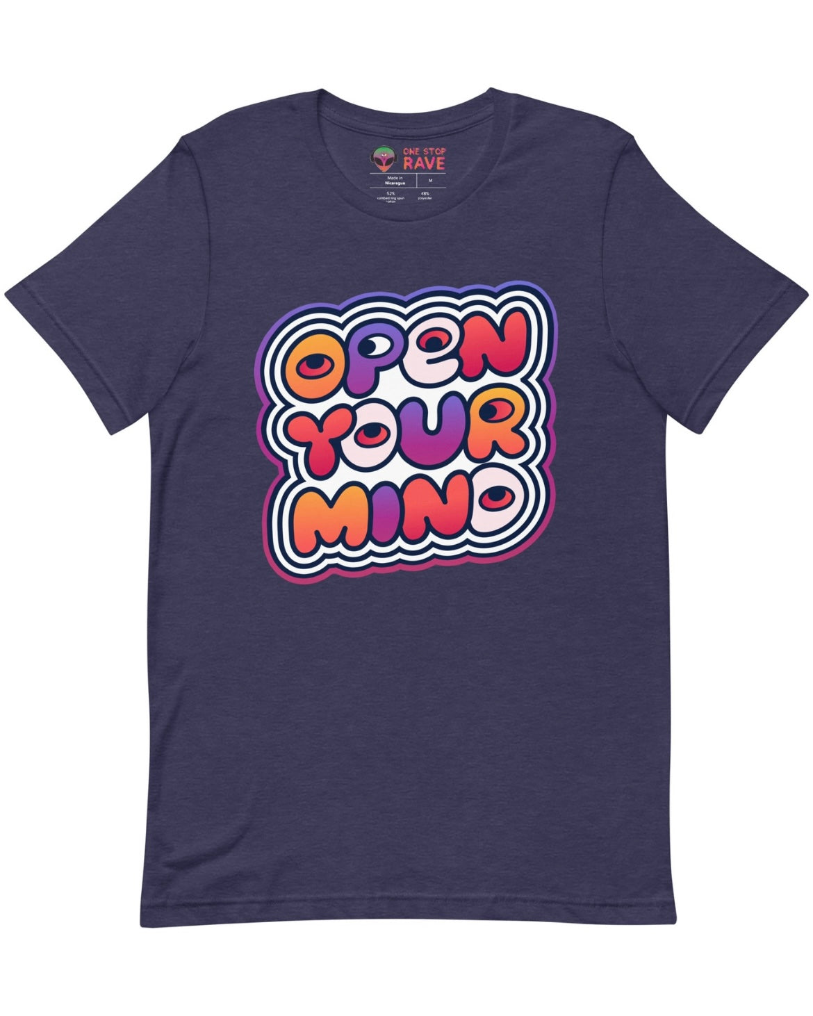 Open Your Mind T-Shirt, T-Shirt, - One Stop Rave