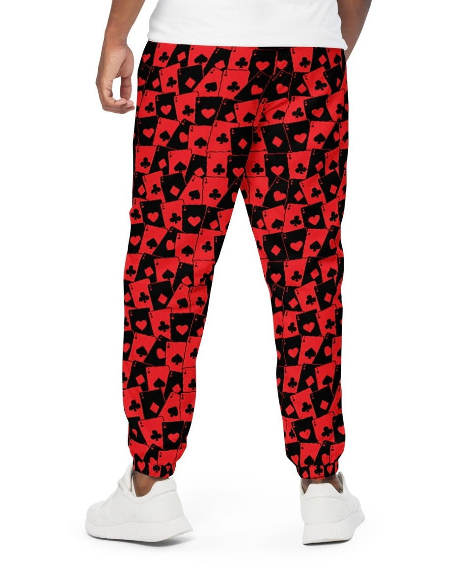 Ace Of Hearts Track Pants, Track Pants, - One Stop Rave