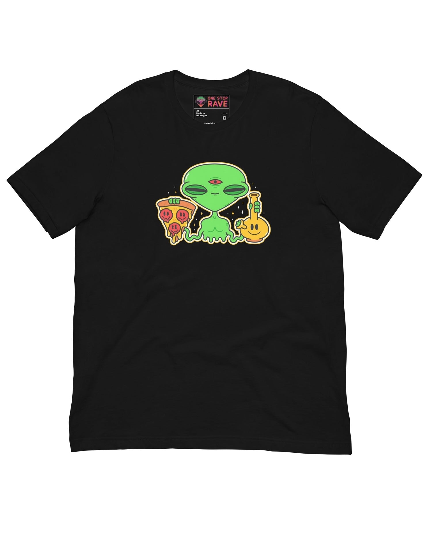 Stoned Alien T-Shirt, T-Shirt, - One Stop Rave