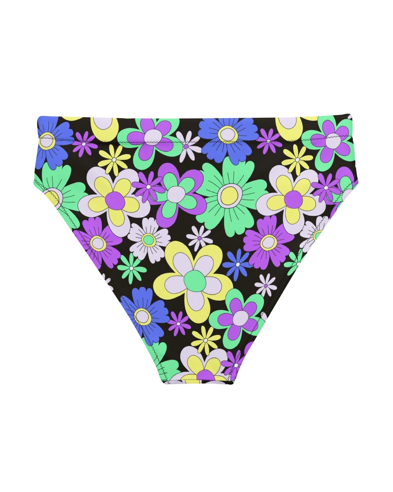 Crazy Daisy Recycled High Waisted Bottoms, High-Waisted Bottoms, - One Stop Rave