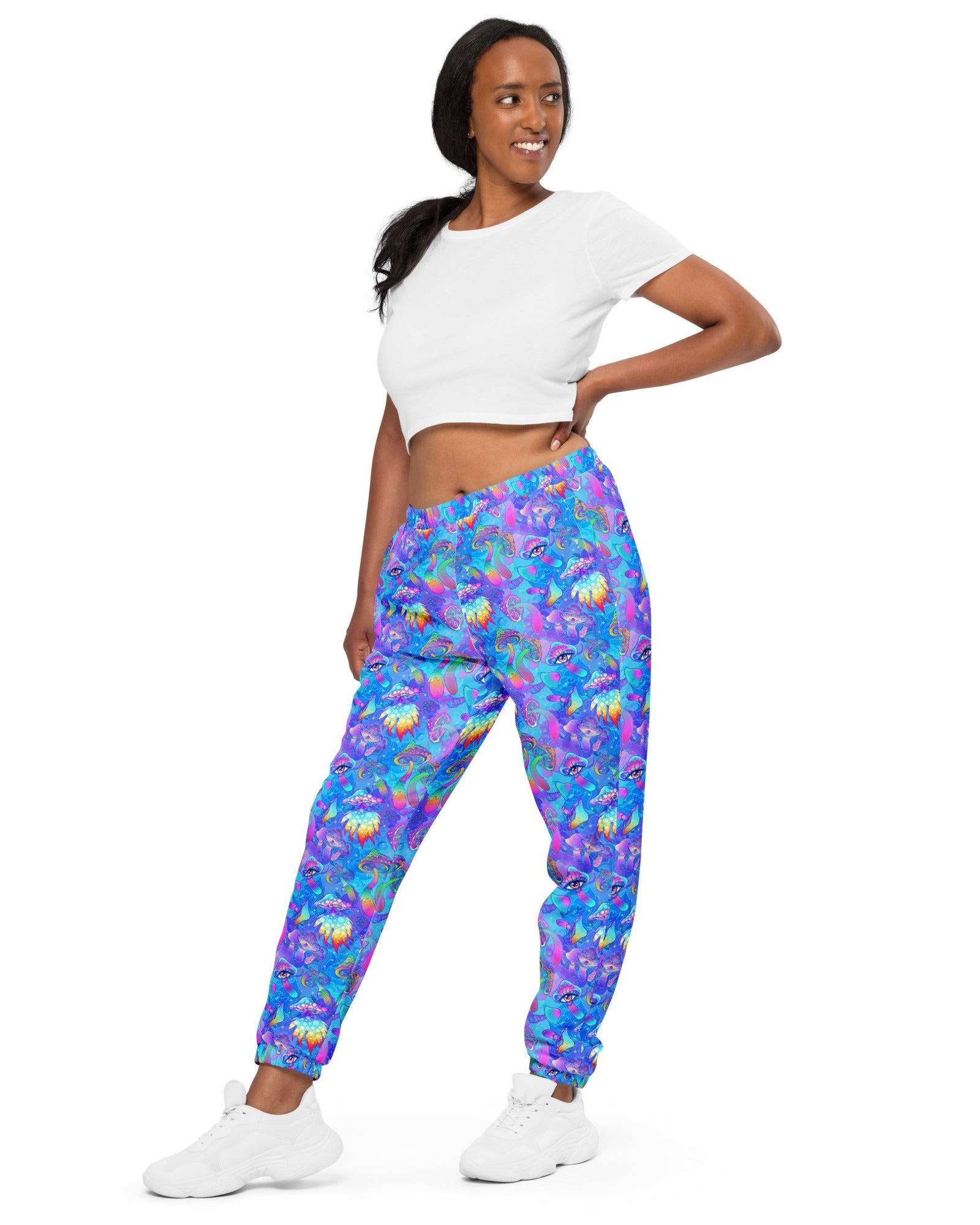 Crazy Daisy Unisex Recycled Track Pants Comfy Rave Wear, Rave Joggers, Rave  Pants With Pockets, Rave Track Pants, Festival Pants 