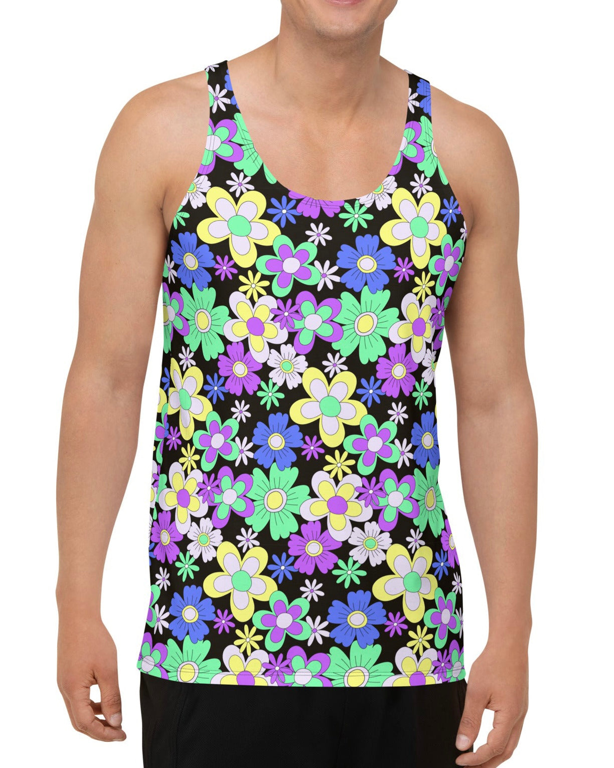 Crazy Daisy Tank Top, Tank Top, - One Stop Rave