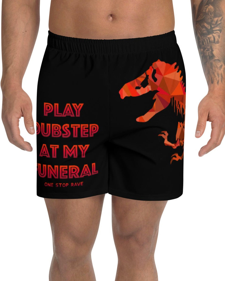 Dubstep Rex Recycled Athletic Shorts, Athletic Shorts, - One Stop Rave